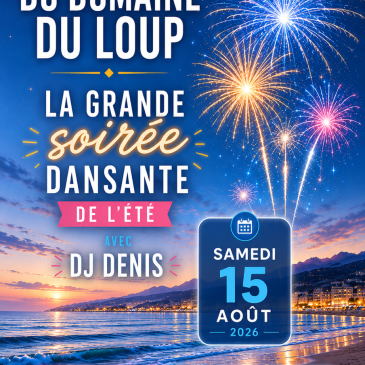 La prochaine grande soirée dansante au restaurant du DDL, samedi 15 août 2026. Ne tardez pas à réserver !!!!!
